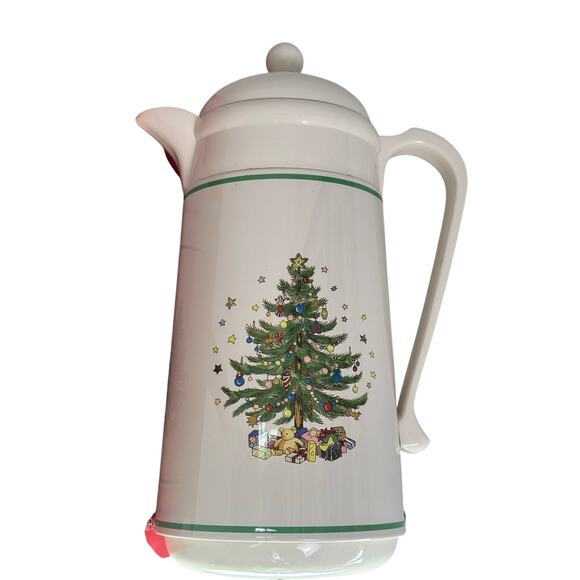 Nikko Japan Christmastime Retired One Liter Thermal Carafe-in Box! - Picture 2 of 9